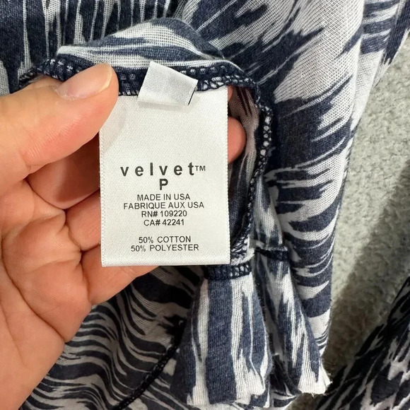 Velvet By Graham & Spencer Open Front Cardigan Women Small Geometric Lightweight - Picture 5 of 6